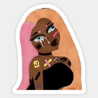 Bandage Baddie Sticker